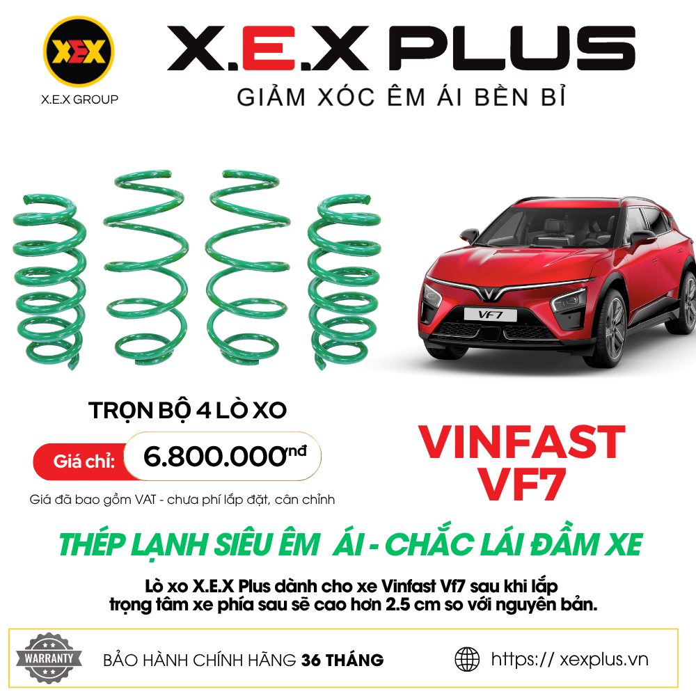 LÒ XO VINFAST VF7 – X.E.X PLUS