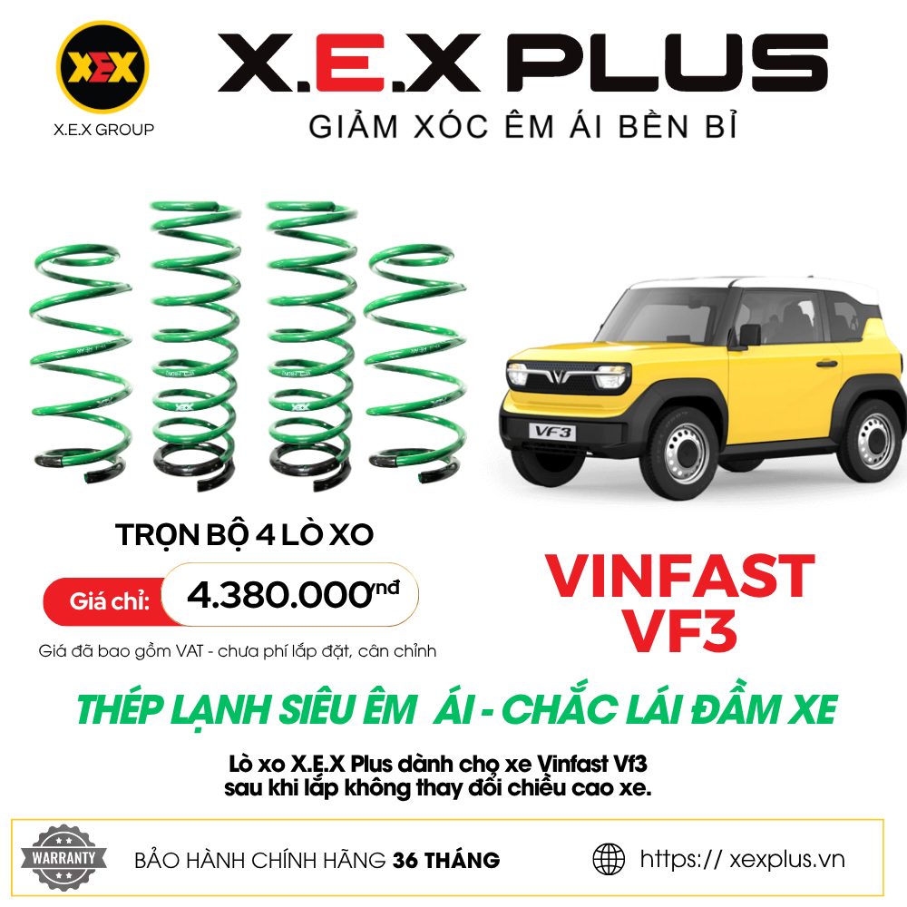 LÒ XO VINFAST VF3 – X.E.X PLUS