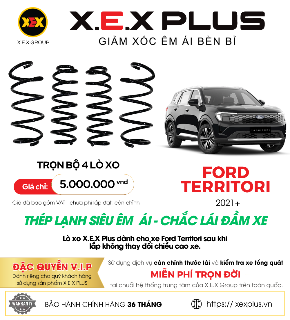 LÒ XO FORD TERRITORY – X.E.X PLUS