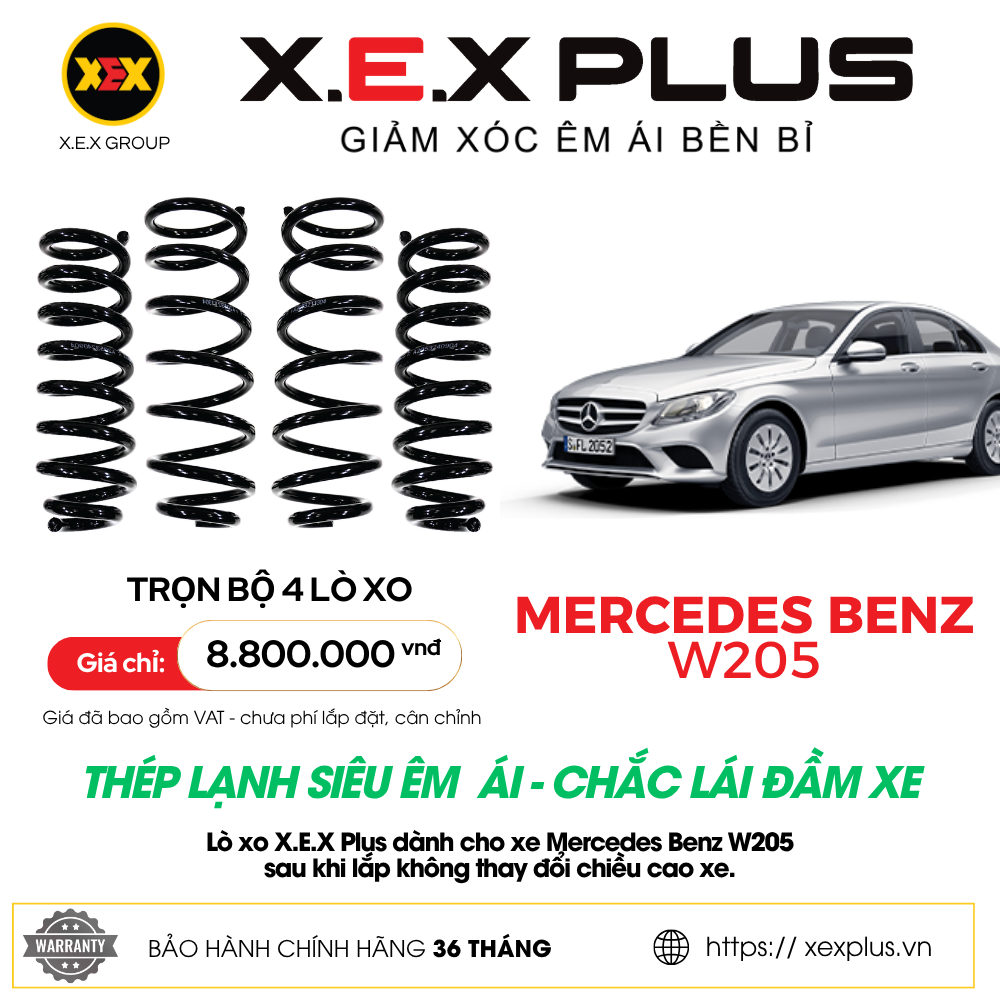 LÒ XO MERCEDES W205 – X.E.X PLUS