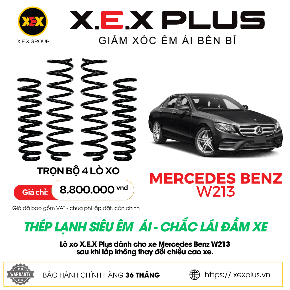 LÒ XO MERCEDES W213 – X.E.X PLUS
