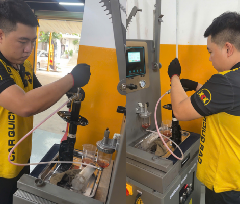 Có nên phục hồi phuộc ô tô không? 1 phục hồi phuộc là bổ sung dầu giảm chấn, khí nito