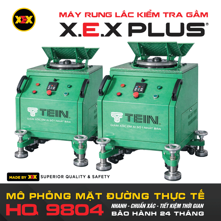 Máy Rung Lắc Kiểm tra Gầm Ô Tô TEIN – X.E.X Plus HQ 9804