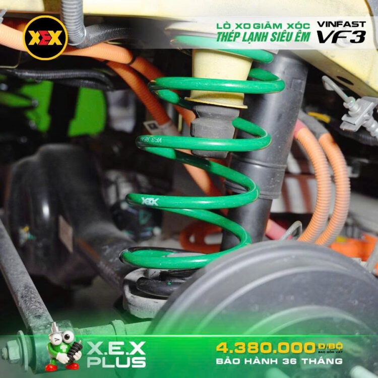Lò xo VF3 tốt nhất: Giải pháp nâng cấp êm ái – chắc chắn với X.E.X Plus dành cho VinFast VF3 1 lo xo vf3 tot nhat