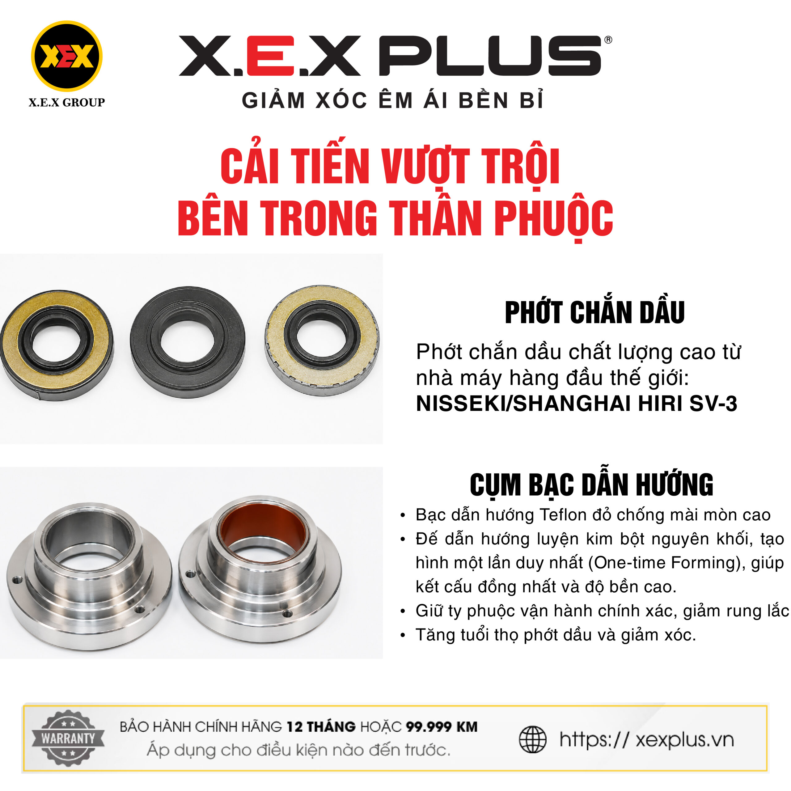 Phuộc Nhún Toyota Avanza – X.E.X Plus Giảm Xóc Êm Ái Bền Bỉ