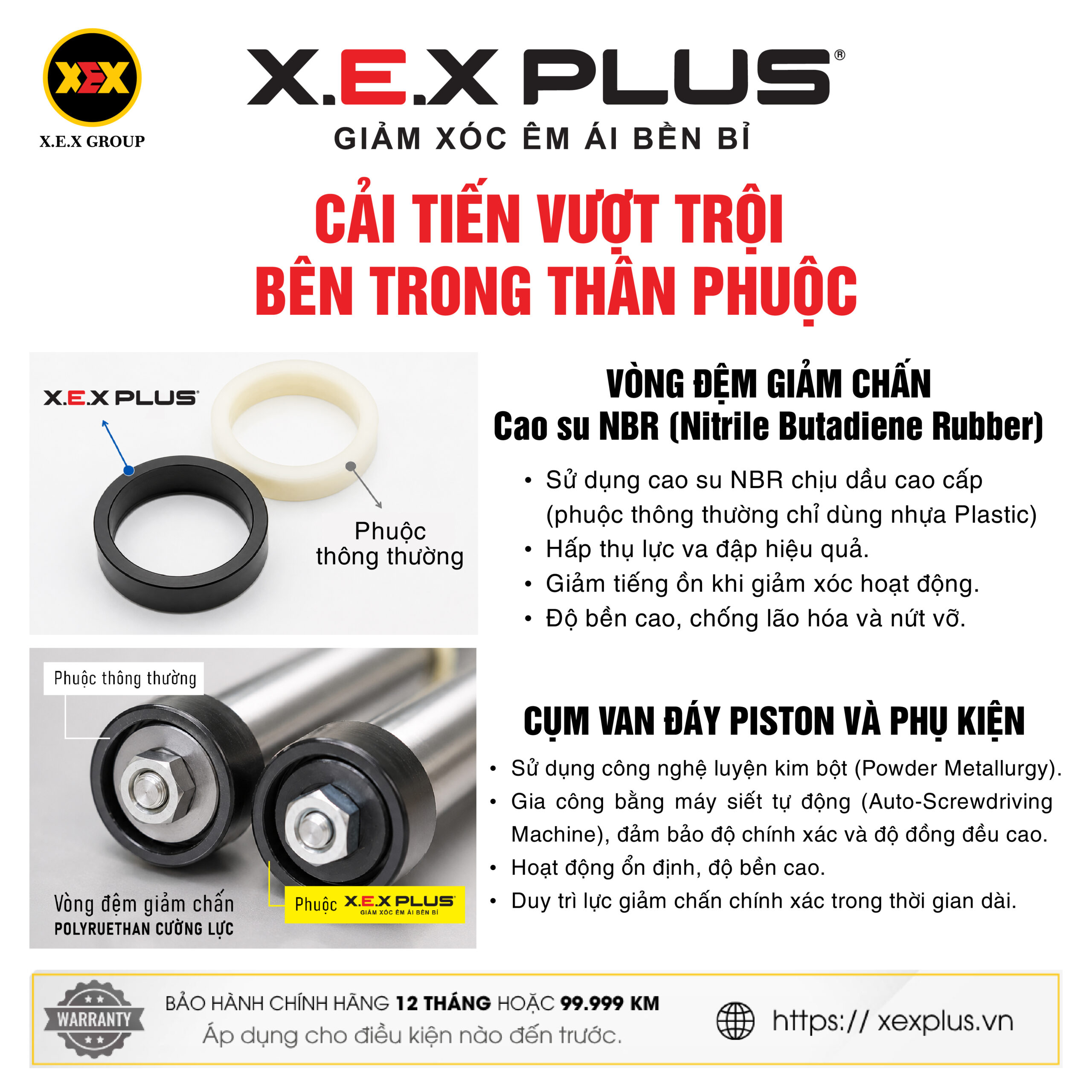 Phuộc Nhún Toyota Avanza – X.E.X Plus Giảm Xóc Êm Ái Bền Bỉ