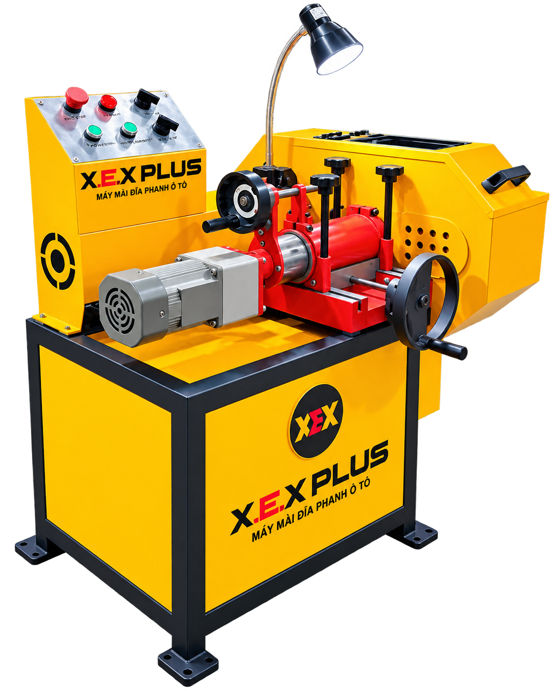 MÁY MÀI ĐĨA PHANH Ô TÔ X.E.X PLUS – CÔNG NGHỆ MÀI KHÔ 2 MẶT, CHÍNH XÁC VÀ HIỆU QUẢ CHO GARA